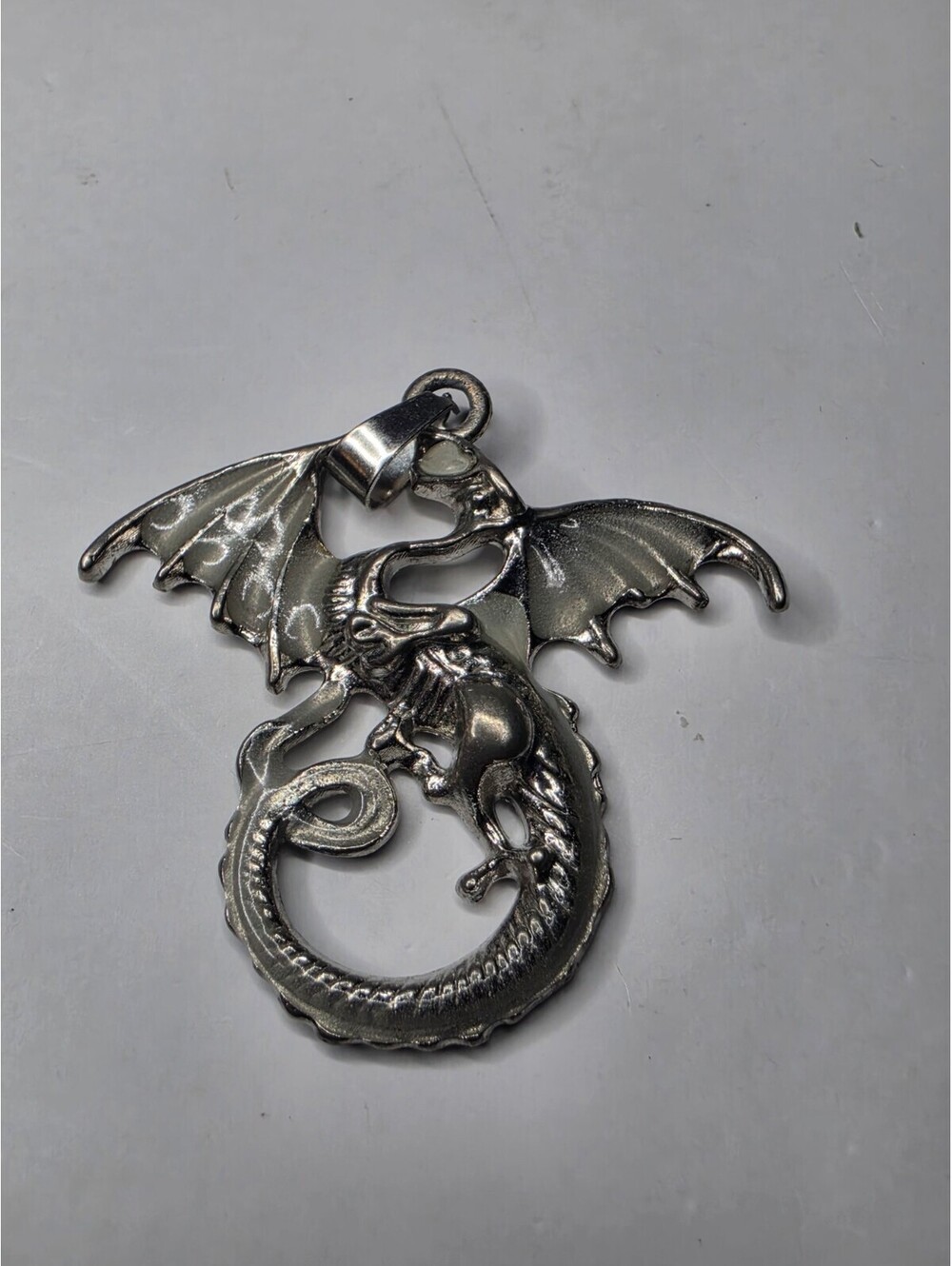 Alchemy Gothic "The Whitby Wyrm" Fine Pewter Dragon Pendant Only